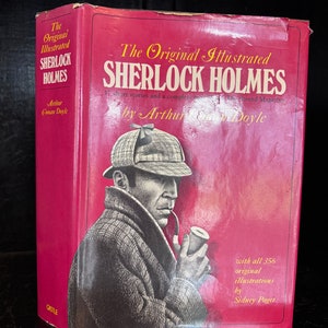 Vintage The Original Illustrated Sherlock Holmes Sir Arthur Conan Doyle The Adventures of Memoirs of Return of and Hound of the Baskervilles