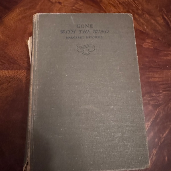Seltene Vintage-Erstausgabe „Vom Winde verweht“, Copyright 1936, Southern Romance, historische Fiktion, klassische Literatur, Geschenk
