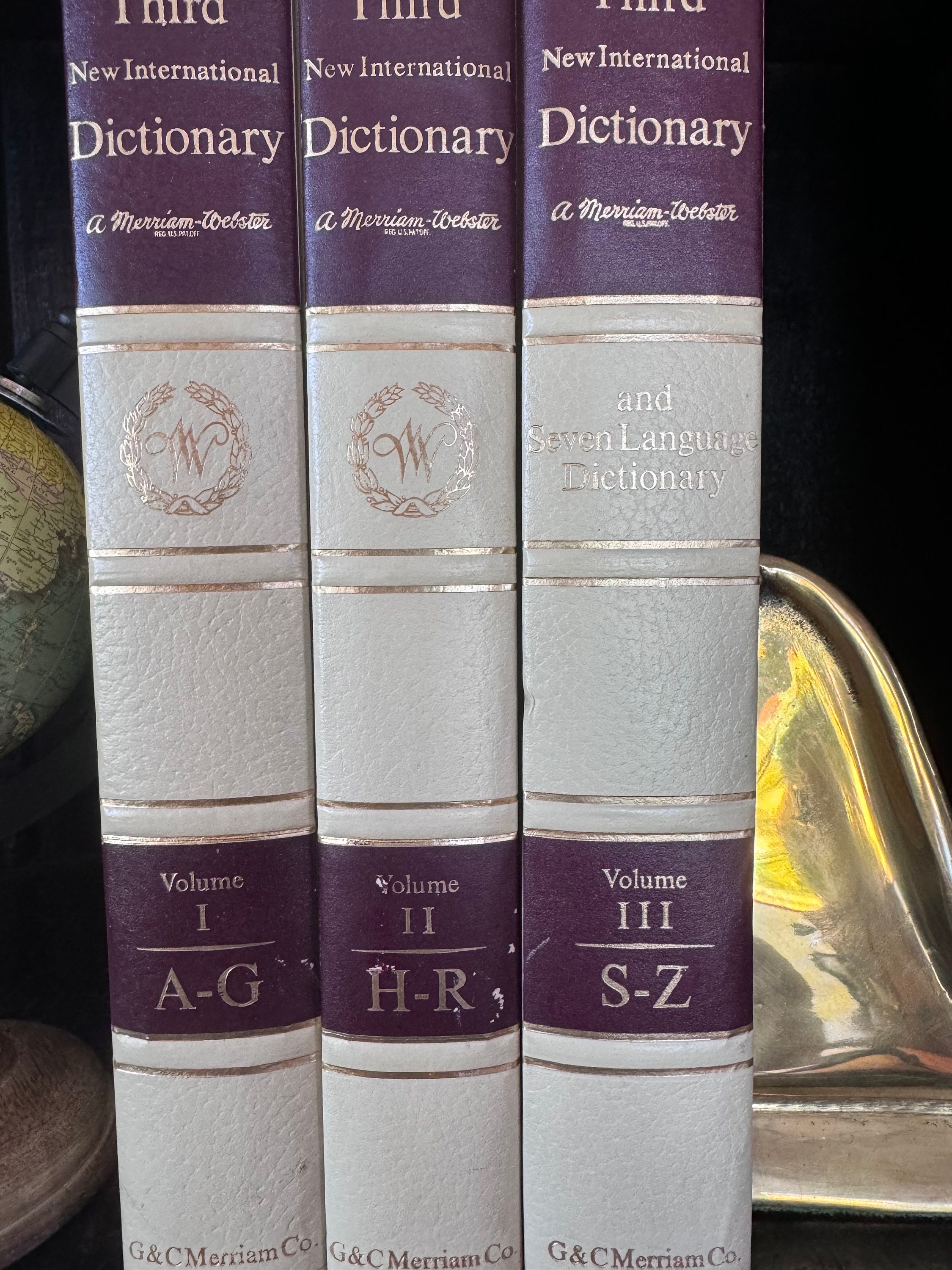 Webster's Third New International Dictionary Set • 1968 Unabridged