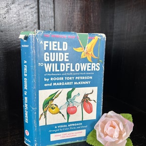 Livre vintage Field Guide to Wildflowers 1968 Illustrated Nature Collection Guide, livre rare unique à collectionner, excellent état