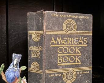 Antique America's Cook Book by New York Herald Tribune Home Institute Vintage Cookbook Book Stacks