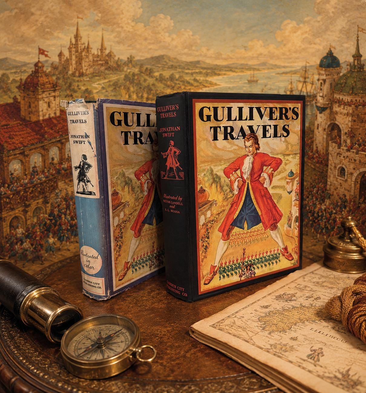 Vintage Gulliver's Travels by Jonathan Swift | Garden City
