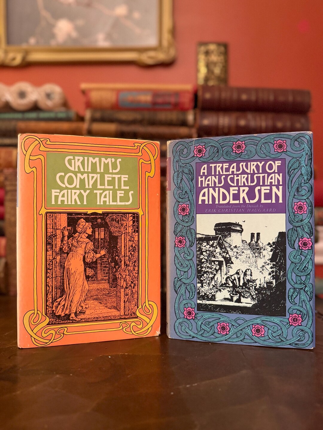 Vintage Fairy Tale Books Set | Grimm’s Complete Fairy Tales & Hans ...