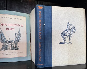 Livro colecionável John Browns Body, literatura clássica, livro vintage, edição rara colecionável