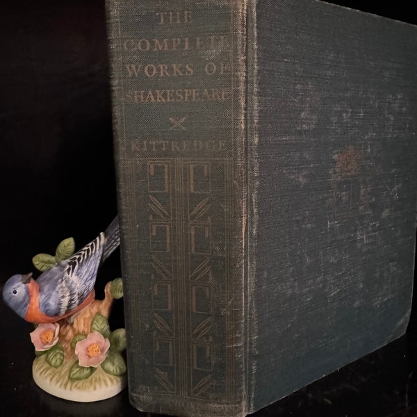 Vintage Shakespeare Book The Complete Works of William Shakespeare Comprising His Plays and Poems Collectible Rare Book 1936