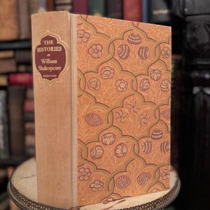 Vintage The Histories William Shakespeare Copyright 1951 Heritage Shakespeare Collectible Rare Book Gift