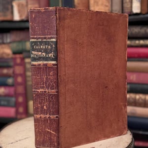 Antique Book 1930 Calmet&#39;s Dictionary of the Holy Bible by Charles Taylor The Fragments Incorporated