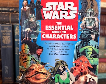 Star Wars The Essential Guide to Characters Hardcover 1995 Andy Mangels Ballantine Illustrated Star Wars Reference Book