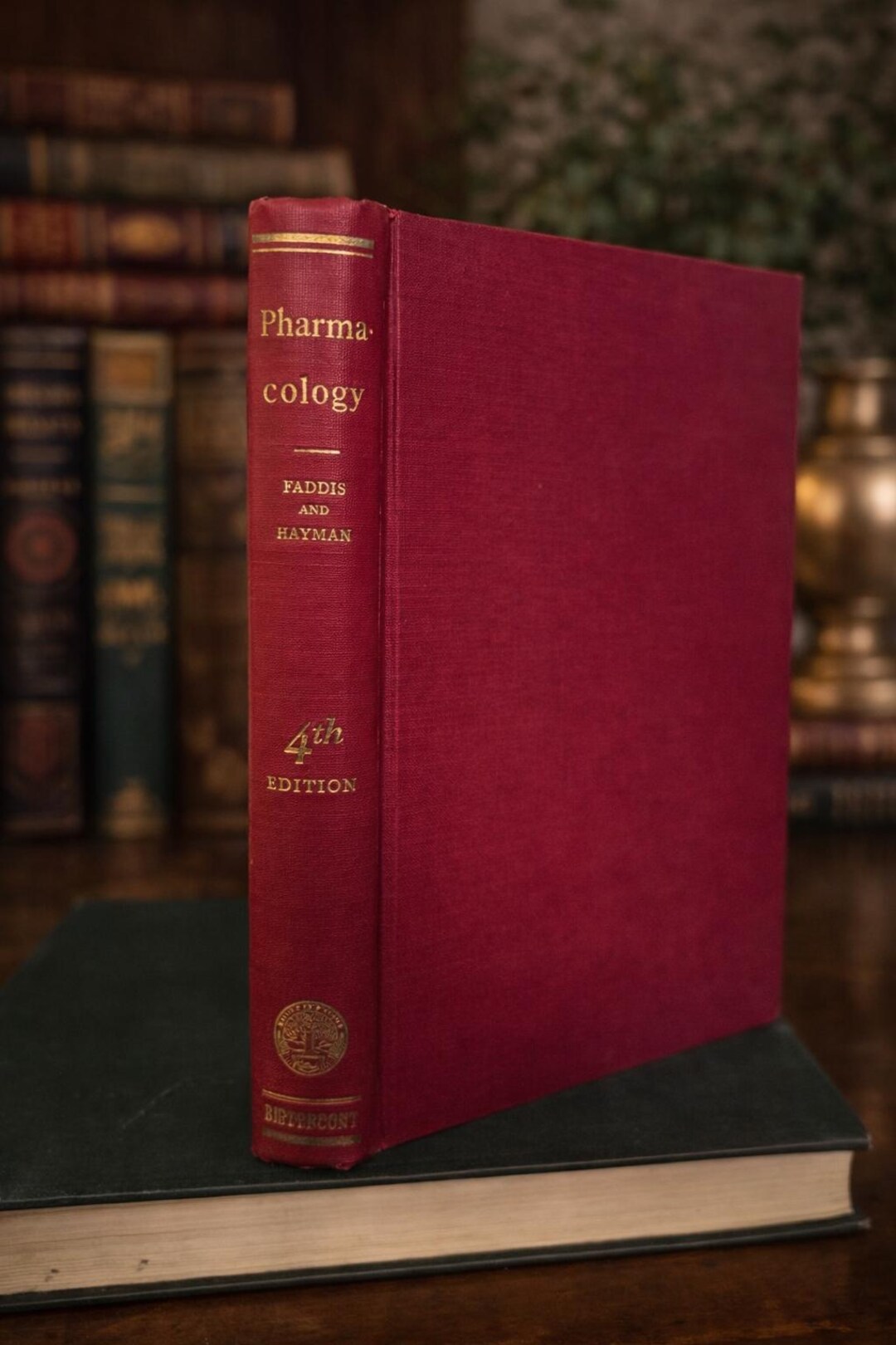Vintage Pharmacology Textbook 1950s | Nursing School Book | Red Hardcover Medical Book | Mid ...