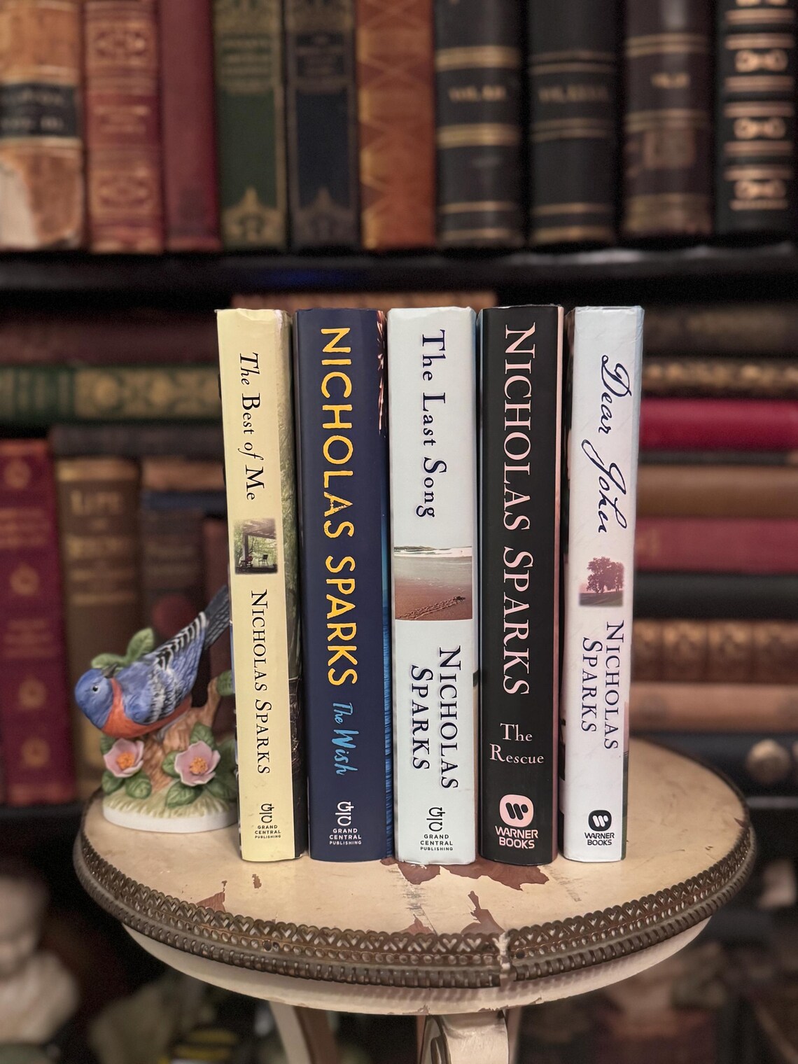 Set of 5 Nicholas Sparks Books Hardcover With Dust Jackets