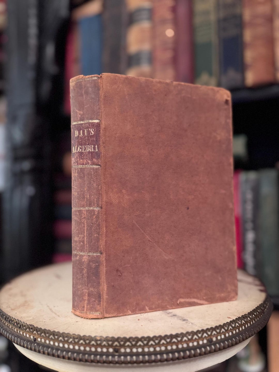 1850 “day’s Algebra” Antique Mathematics Book | 66th Edition by Yale ...