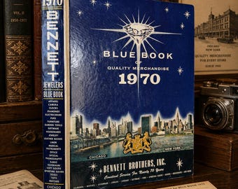 1970 Bennett Brothers Blue Book of Quality Merchandise | Vintage Jewelry & Department Store Catalog | Mid-Century Advertising | Retail Refer