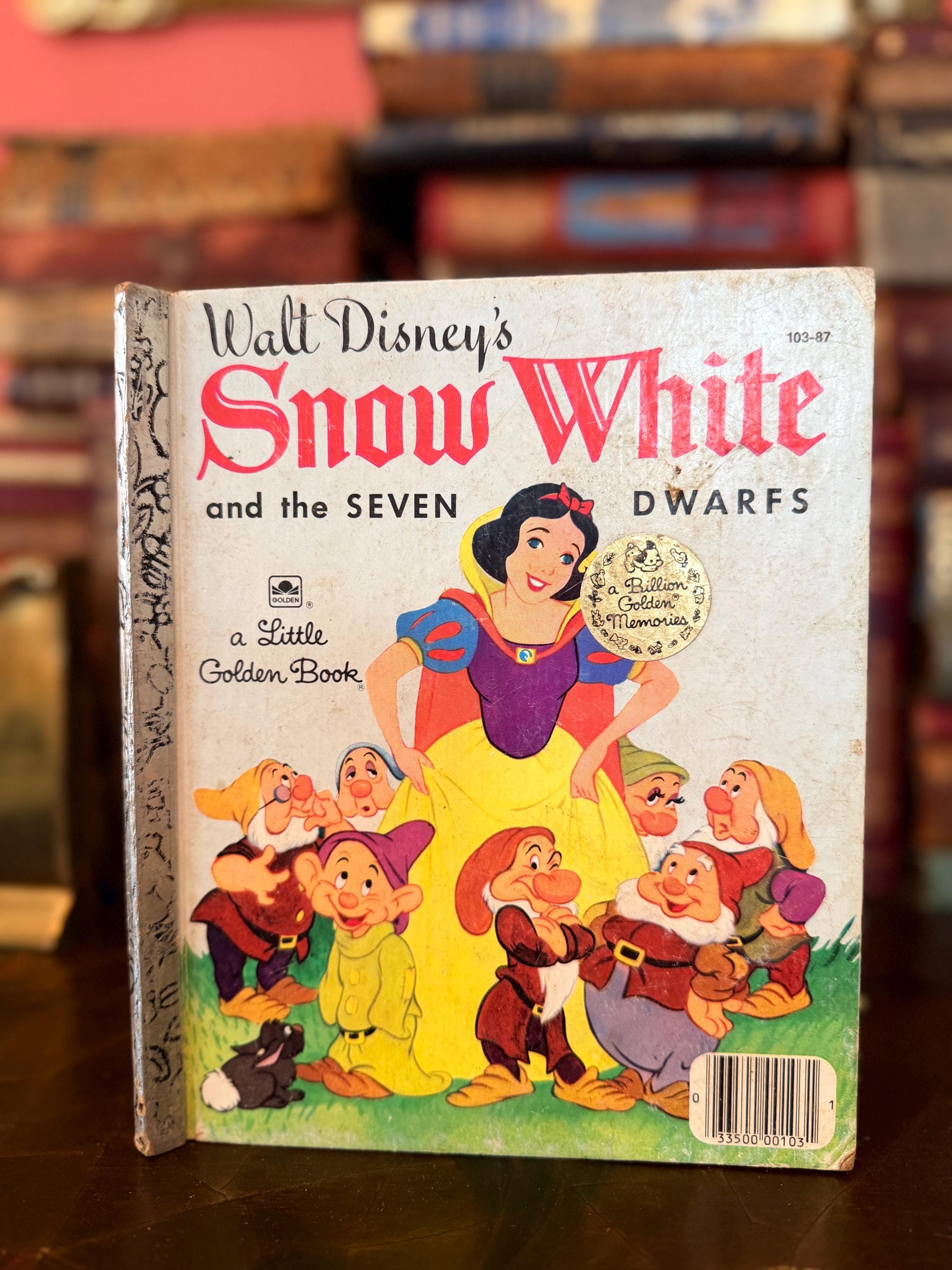 Vintage Snow White and the Seven Dwarfs Little Golden Book Disney 1948 ...