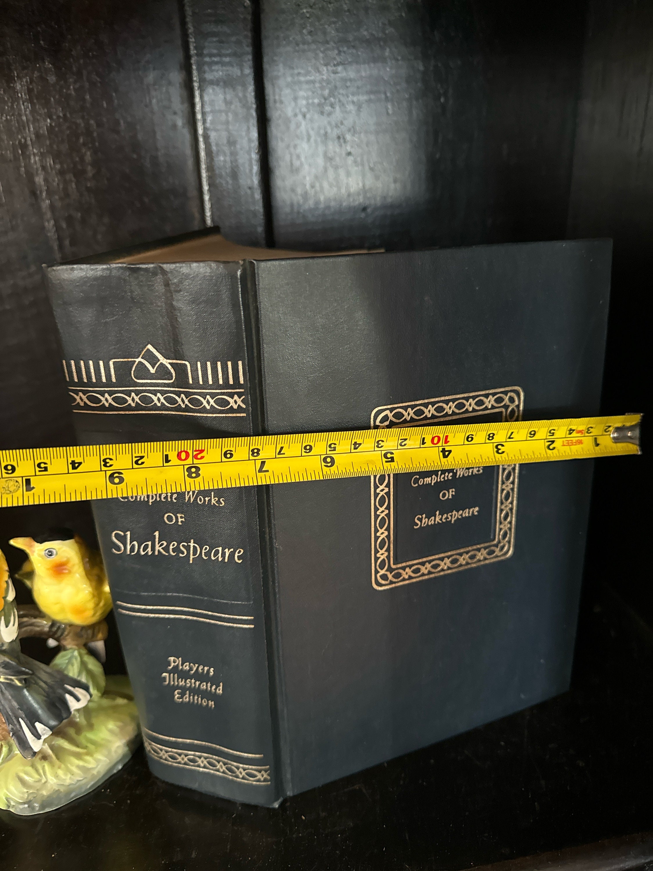 Vintage Book Shakespeare Book the Complete Works of William