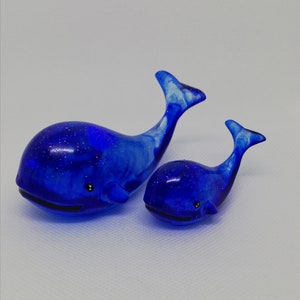 Handmade Resin Whales