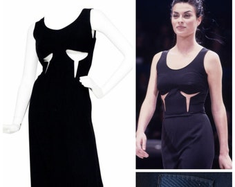 ワンピース Jean Paul Gaultier femme dress archive Jean Paul Gaultier Runway Cut Out Cutout Breast Spring