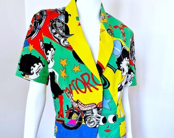 VJC ファッション VERSACE JEANS COUTURE マリリン&BettyBoopブルゾン