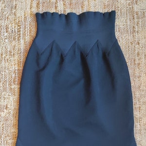 Jean Paul Gaultier pour Gibo Onion Bodycon 1989 Collection Printemps Eté 80s Equator Junior Mini Jupe Midi Jupe