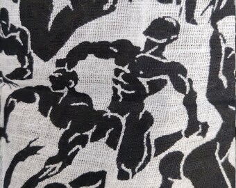 Jean Paul Gaultier Erotik Orgie Couture Vintage Gay Sex Position LGBT LGBTQ Orange Gay Muster Schal Tee Oberteil Rock Pareo Kleid