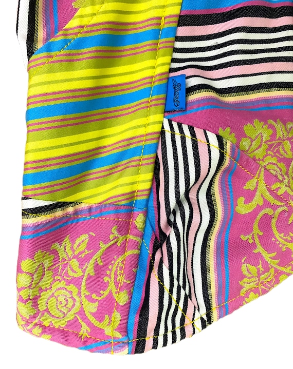 Christian Lacroix Patchwork Striped Fishbone Logo… - image 7