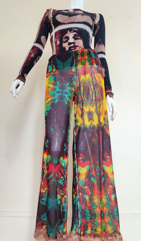 Jean Paul Gaultier Neon Face Tropical Couture Vin… - image 7