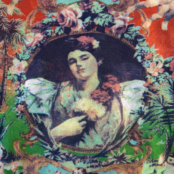 Jean Paul GAULTIER 刺繍 ベスト Jean Paul Gaultier Frida Kahlo Mexican 1997 1998 Couture Vintage