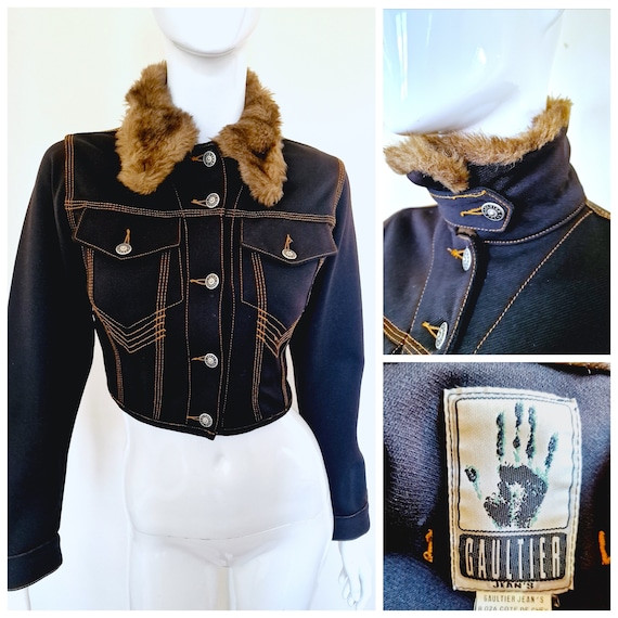 Jean Paul GAULTIER ZIP UP FUR BLOUSON