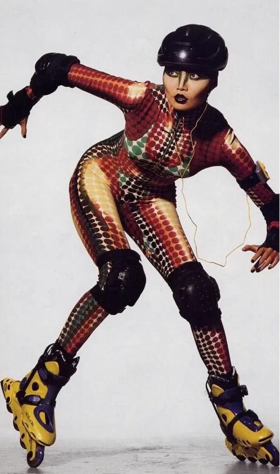 Iconic Jean Paul Gaultier Cyberdot 1995 F/W Runwa… - image 9