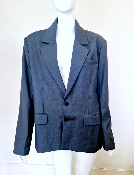 Y/project Button Back Deconstucted Open Cut Out Gray Panel Unisex