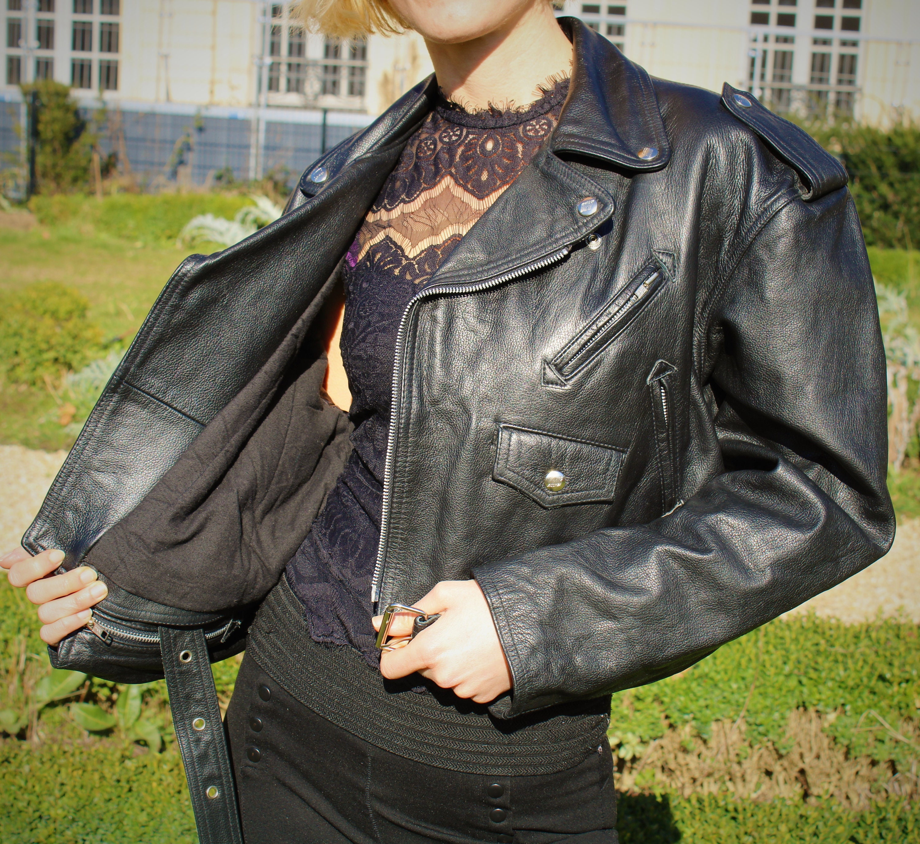 Jean Paul Gaultier Vintage Biker Motorcycle Leather Black 90s - Etsy