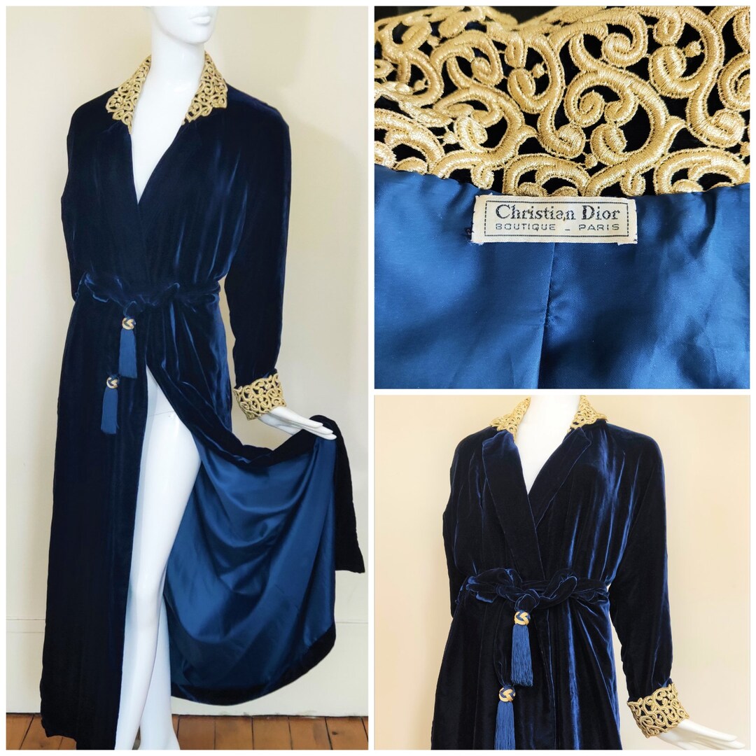 70s 80s ヴィンテージ Christian Doir ブラウス ディオール Vintage 70s CHRISTIAN DIOR CD Monogram Zig Zag Stripe Long
