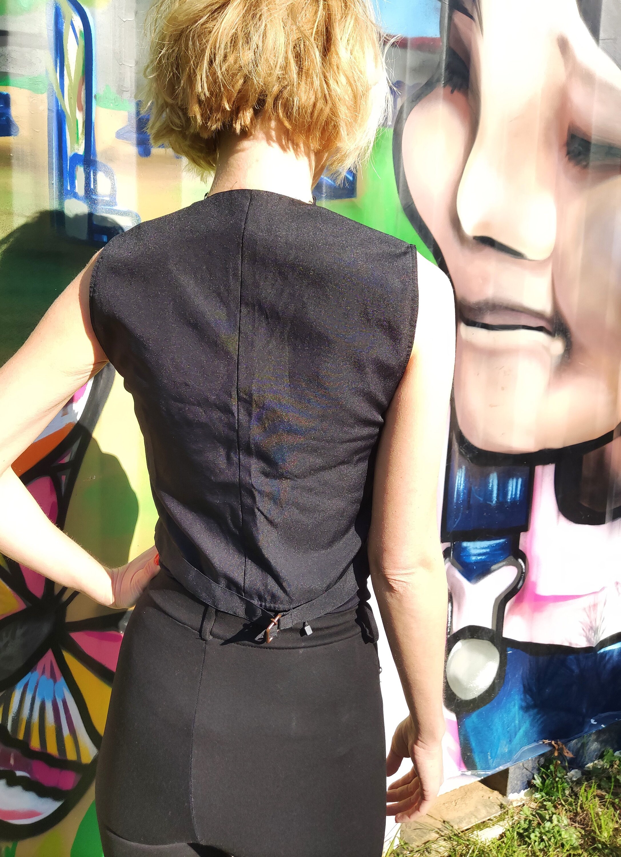 Jean Paul Gaultier Junior Striped Tuxedo Oxford Vintage 80s Jean Paul Gaultier Junior Striped Tuxedo Oxford Vintage 80s