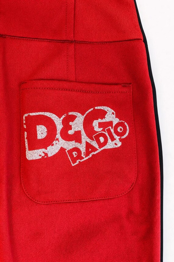 D&G Dolce and Gabbana Lace Up Pencil Skirt – Corset Y2K Radio Logo – Designer XS X-small Small View 6