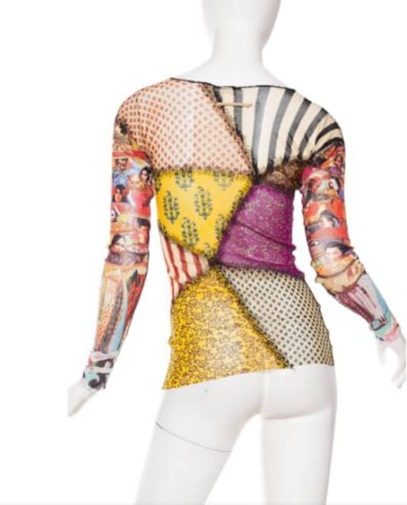 Jean Paul Gaultier Transparent Deconstructed Patc… - image 3