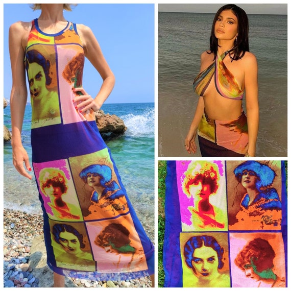 Kendall + Kylie Womens Embroidery Mesh Bra,Black,32D