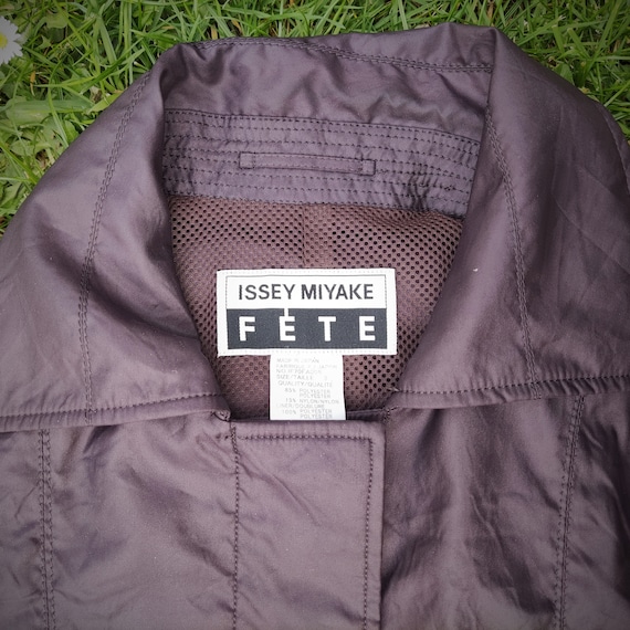 Issey Miyake Fete Vintage Runway 80s 90s Brown Formal Japanese