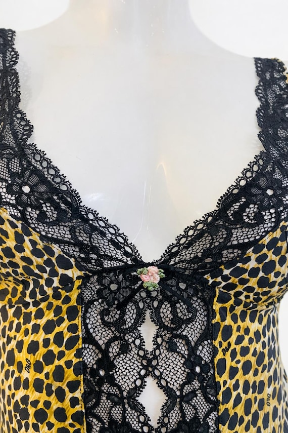 Vintage Dolce and Gabbana Leopard Lace Camisole Top – D&G Monogram