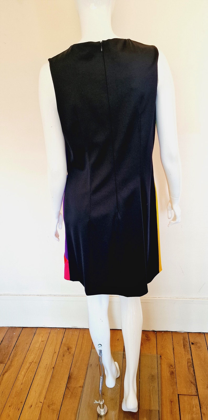 Moschino Colour Block Rainbow Fran Drescher Nanny Series Couture Runway ...