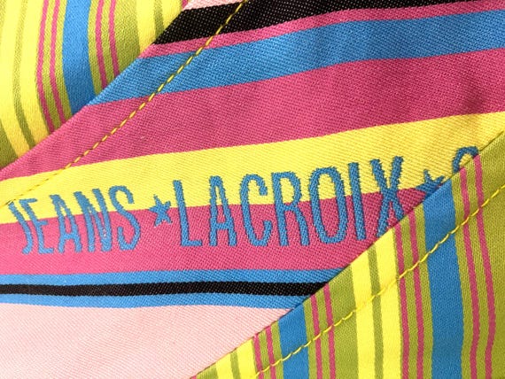 Christian Lacroix Patchwork Striped Fishbone Logo… - image 12