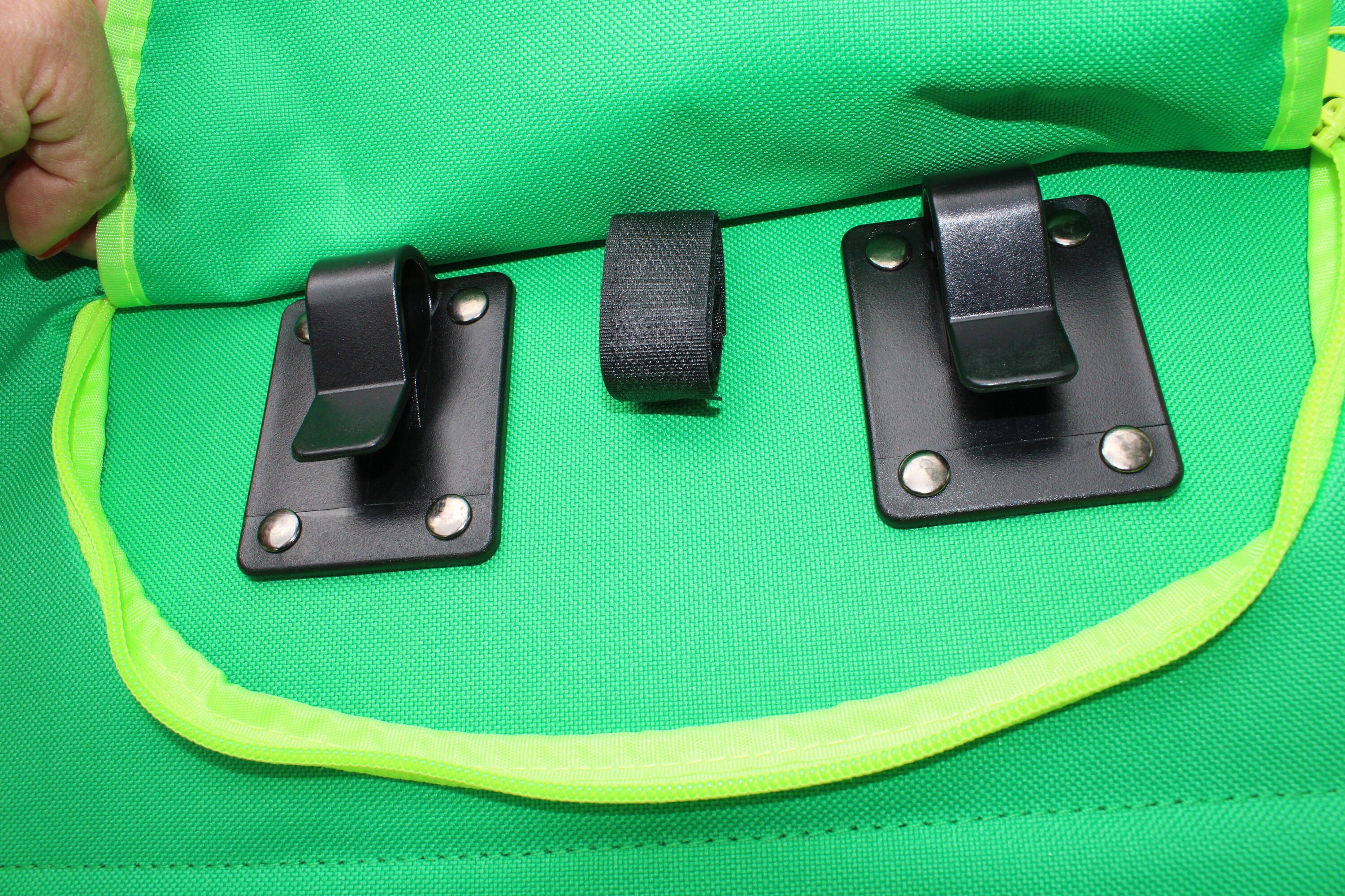 Walter Van Beirendonck W&L Smile and Bike Logo Neon Green Biker