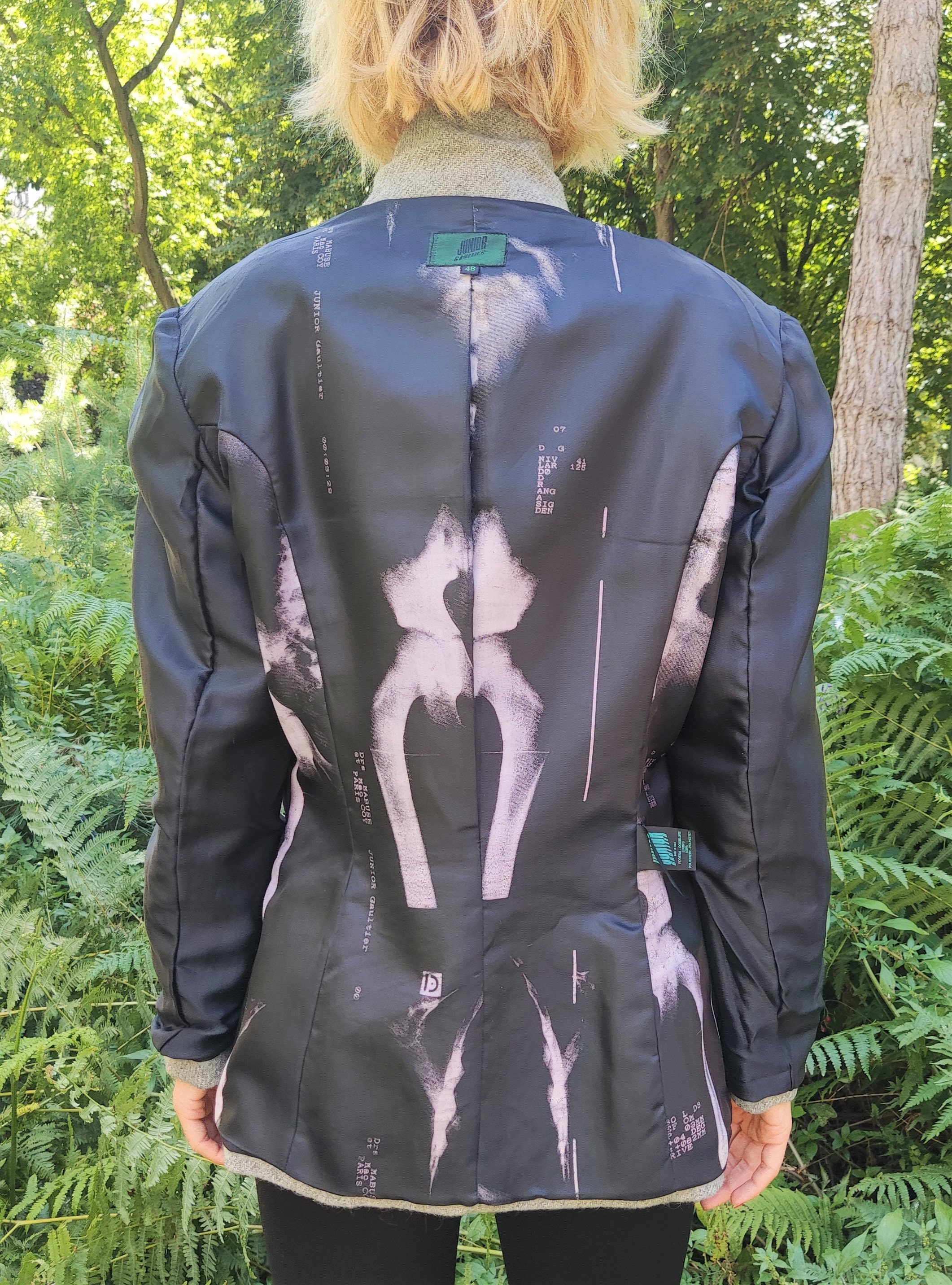 Jean Paul Gaultier X-ray Skeleton Vintage Trompe L'oeil - Etsy