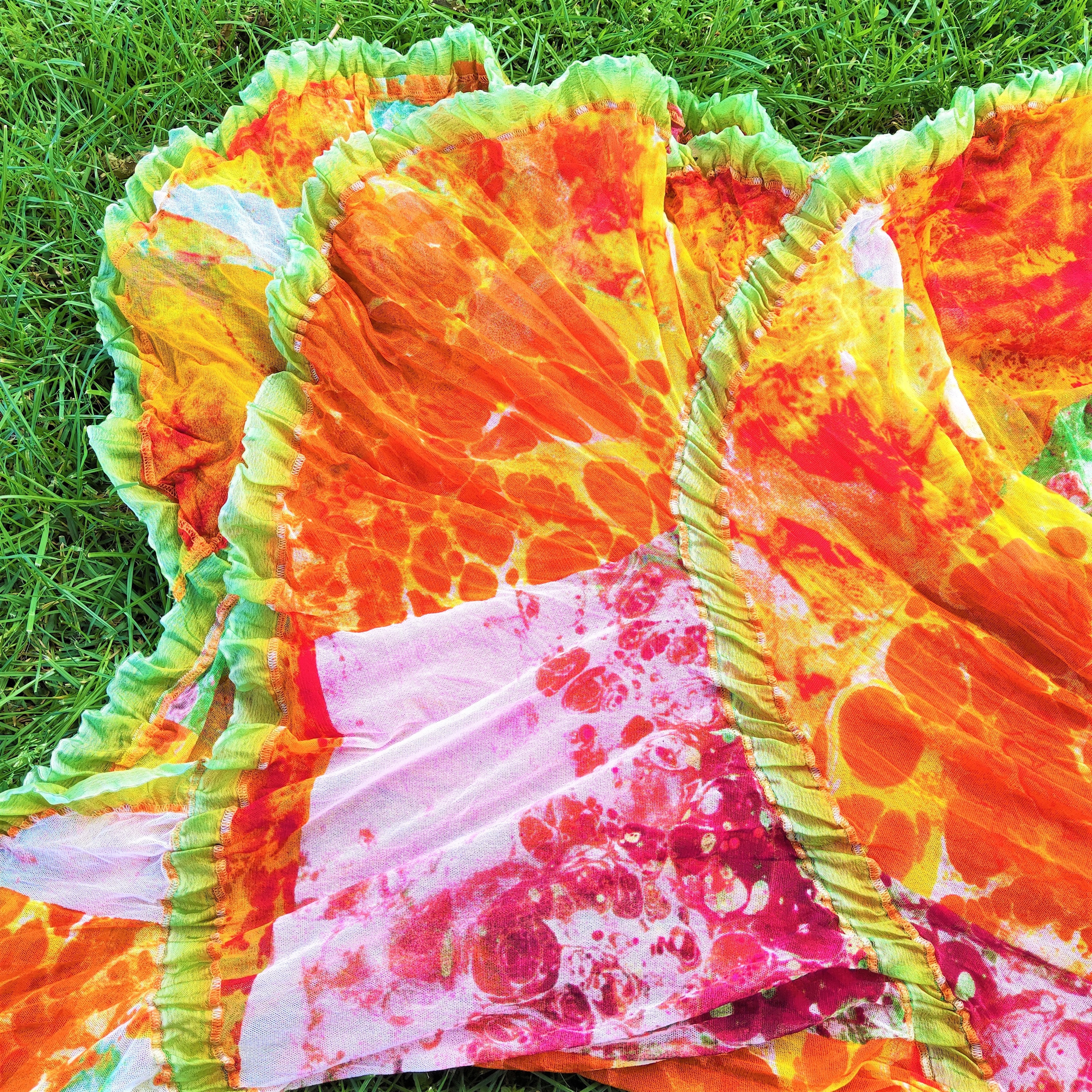 Jean Paul Gaultier Bacteria Mesh Neon Optical Illusion Optical