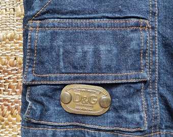 D&G ドルチェ＆ガッバーナ デニム ビスチェ ヴィンテージ 90年代