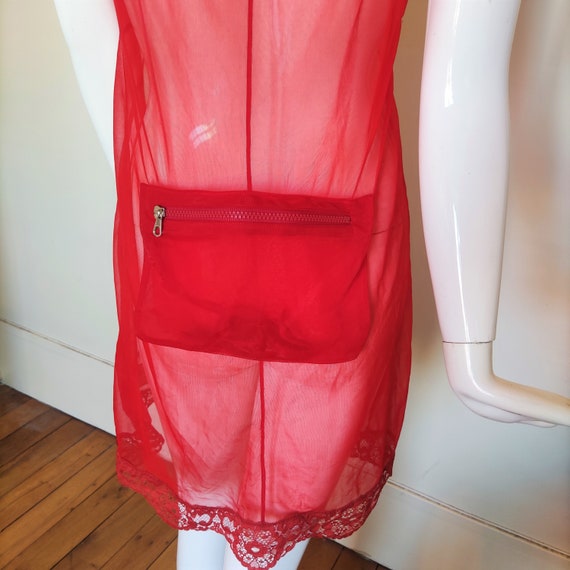 Jean Paul Gaultier Mesh Net Transformable Bag Vin… - image 5