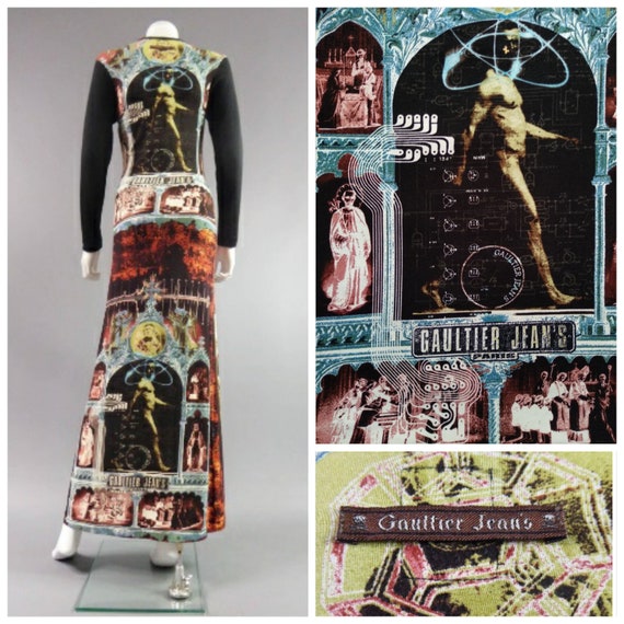 Jean Paul Gaultier Jeans Anatomy Church Saint Angel Priest - Etsy