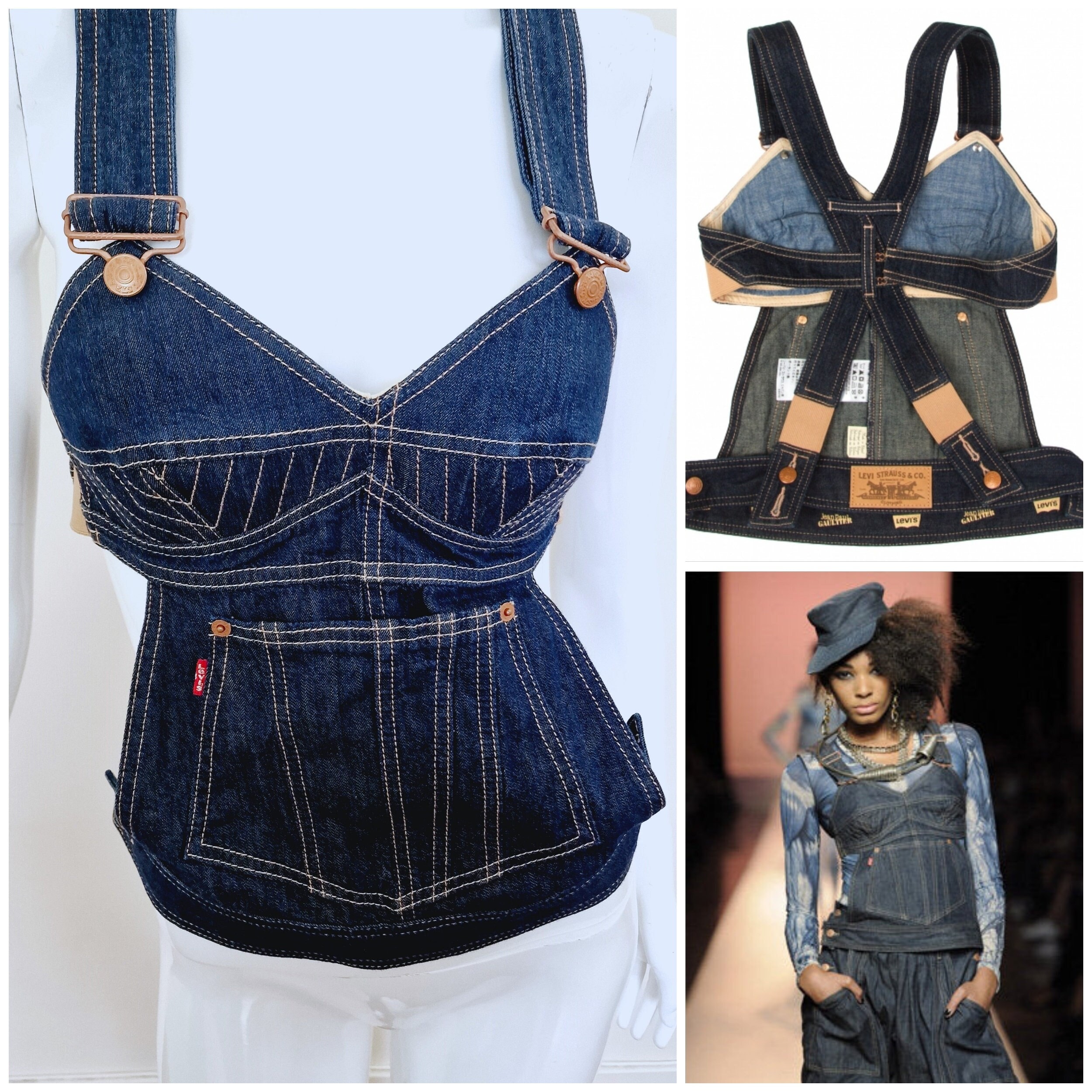 Jean Paul Gaultier X Levi's Primavera Verano 2010 Pasarela Rare