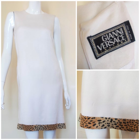 Gianni Versace Couture Leopard Tiger Animal Print 