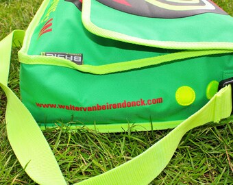 Walter Van Beirendonck W&L Smile and Bike Logo Neon Green Biker