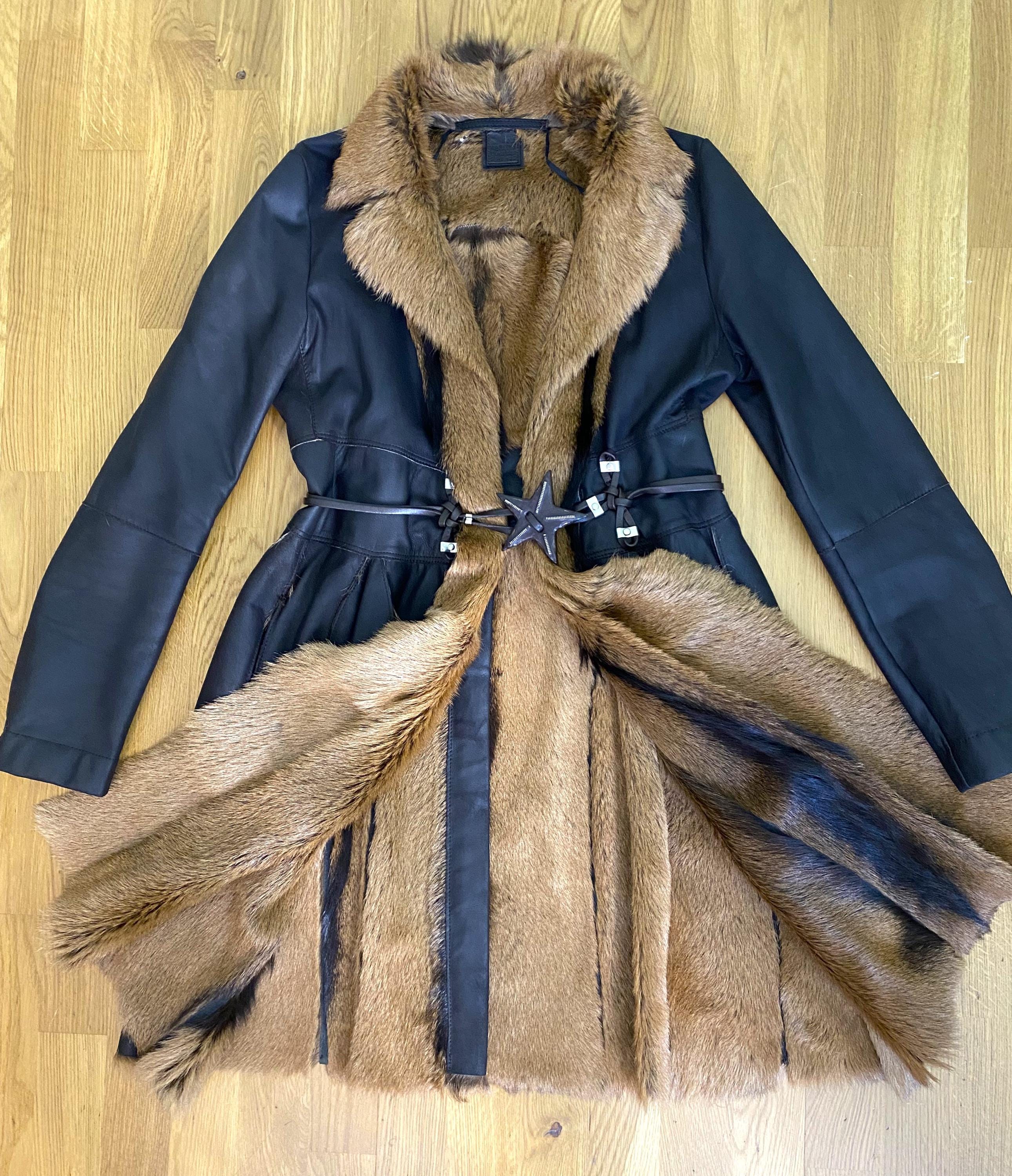 Gaultier Fur Coat - Etsy