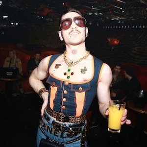 Jean Paul Gaultier Taktische Schnalle Netz Orange Korsett Bodycon Fracht Mann Männer klein, mittelgroß, groß, Tank-T-Shirt, Top Bustier